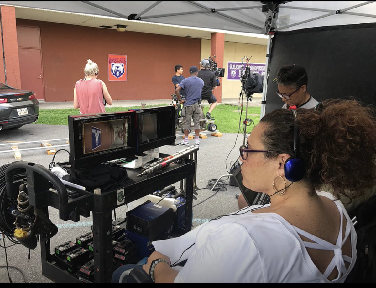 Director <a href="/DocRaimist/">Rachel Raimist</a> on set of #QueenSugar . 
#WomenDirectors
#RoadToTheFinalSeason