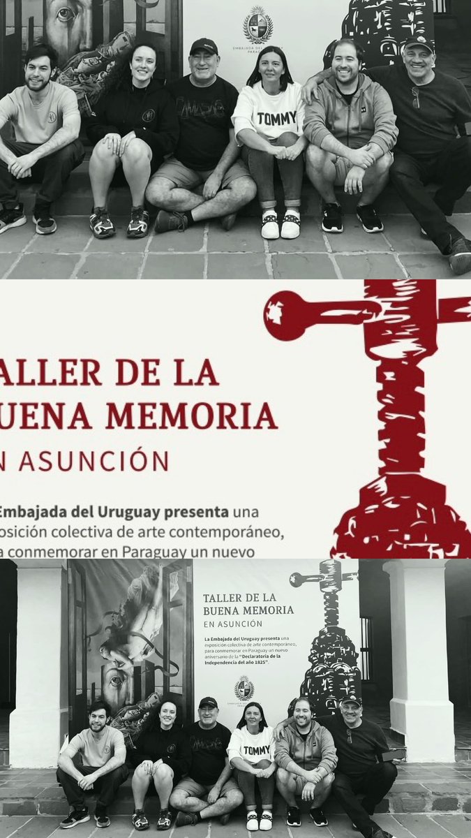 UruguayenPY's tweet photo. Acción cultural uruguaya en el exterior, para celebrar en Paraguay nuestra fecha patria, exhibición en la @riveramanzana @Accioncultural_ hasta el 30 de septiembre: “Taller de la Buena Memoria en Asunción” @mreparaguay @MRREE_Uruguay @CulturaMEC #culturamec #UruguayosenPY https://t.co/TymS43OJy1