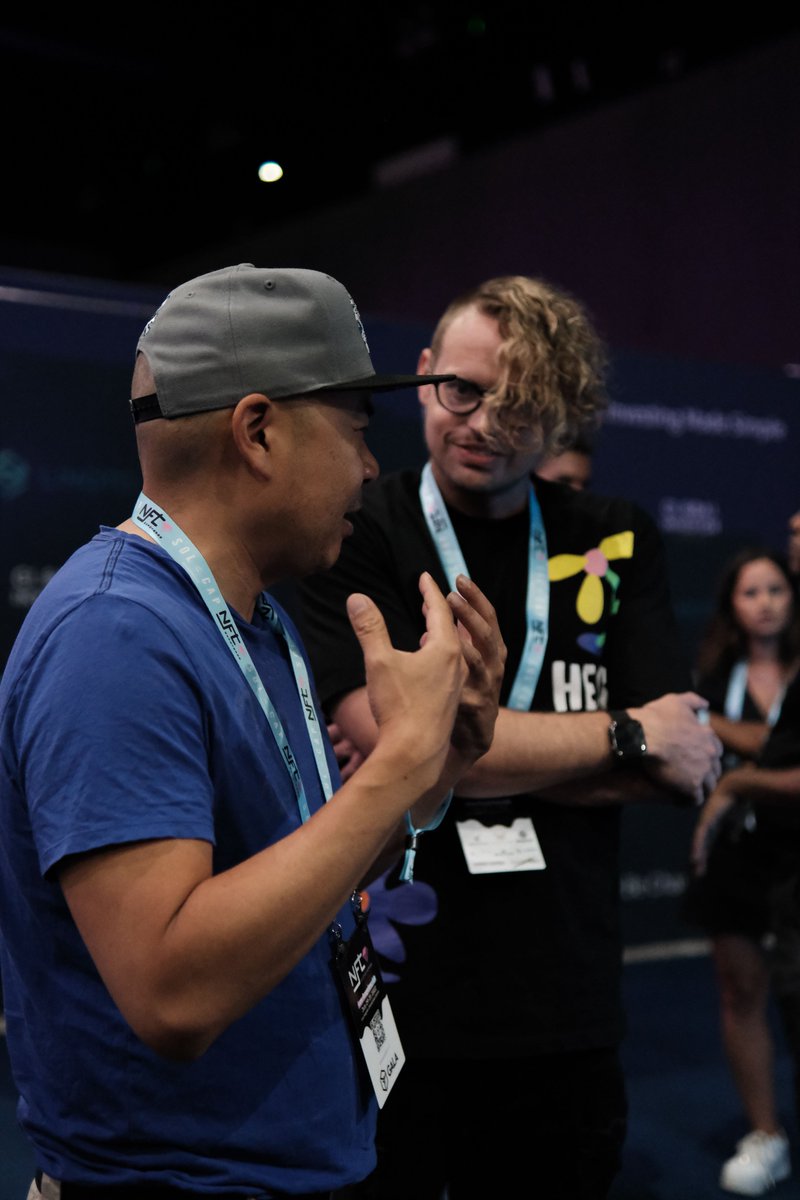 cryptochrisg813's tweet photo. Excuse me sir/maam, do you have time to talk about the future of #NFT utility, Realtime MoCap technology? 

Don't run from the utility! 

@darcydonavan @BernieSu - Had so much fun with you both at @goexpoverse! https://t.co/OCz6oWZZ1V