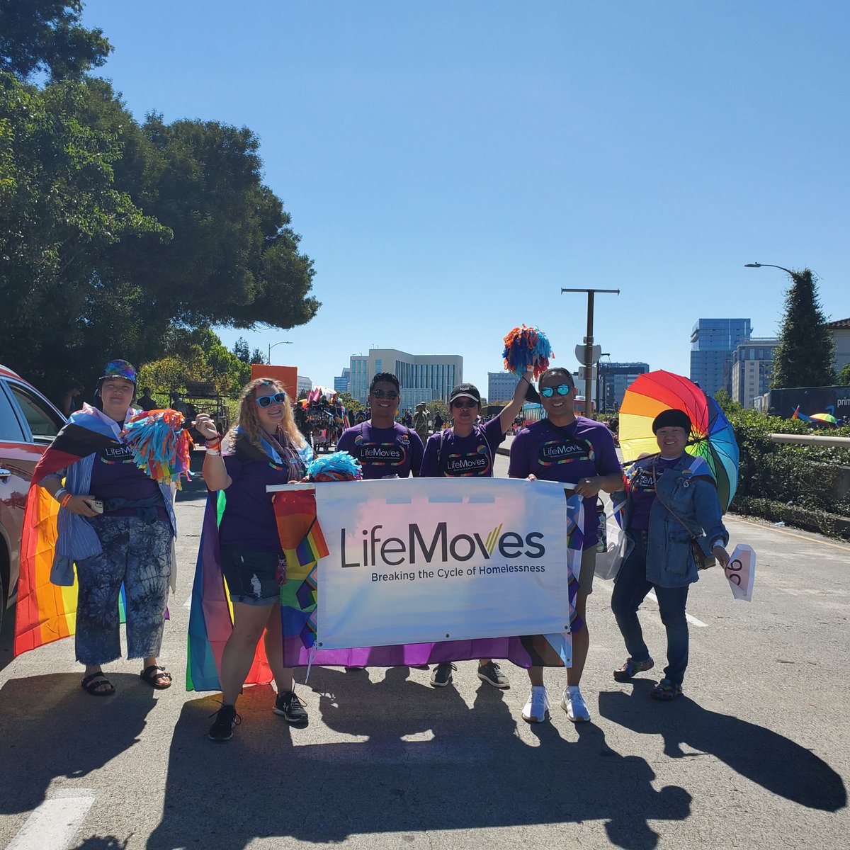 LifeMovesOrg's tweet photo. What a fabulous weekend celebrating our community at @PrideSV! Thank you to everyone who joined us and showed their support. We are proud to be home to one of California's LGBTQ+ shelters and honored to have been able to take part in this celebration.🏳️‍🌈 https://t.co/nKfd3W6syy