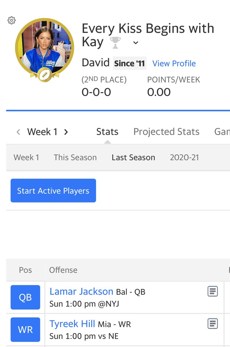 davidwilliamzon's tweet photo. @heykayadams Fantasy football season! #Year7 #MotownBowl https://t.co/zcvrvjwOKT