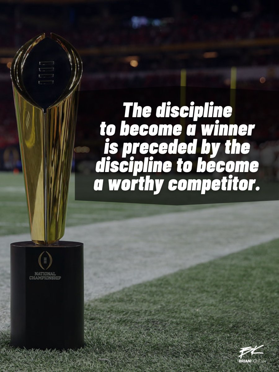 Everyone wants it. Only one will earn it. Wanting won't get it done. May the best competitor win.