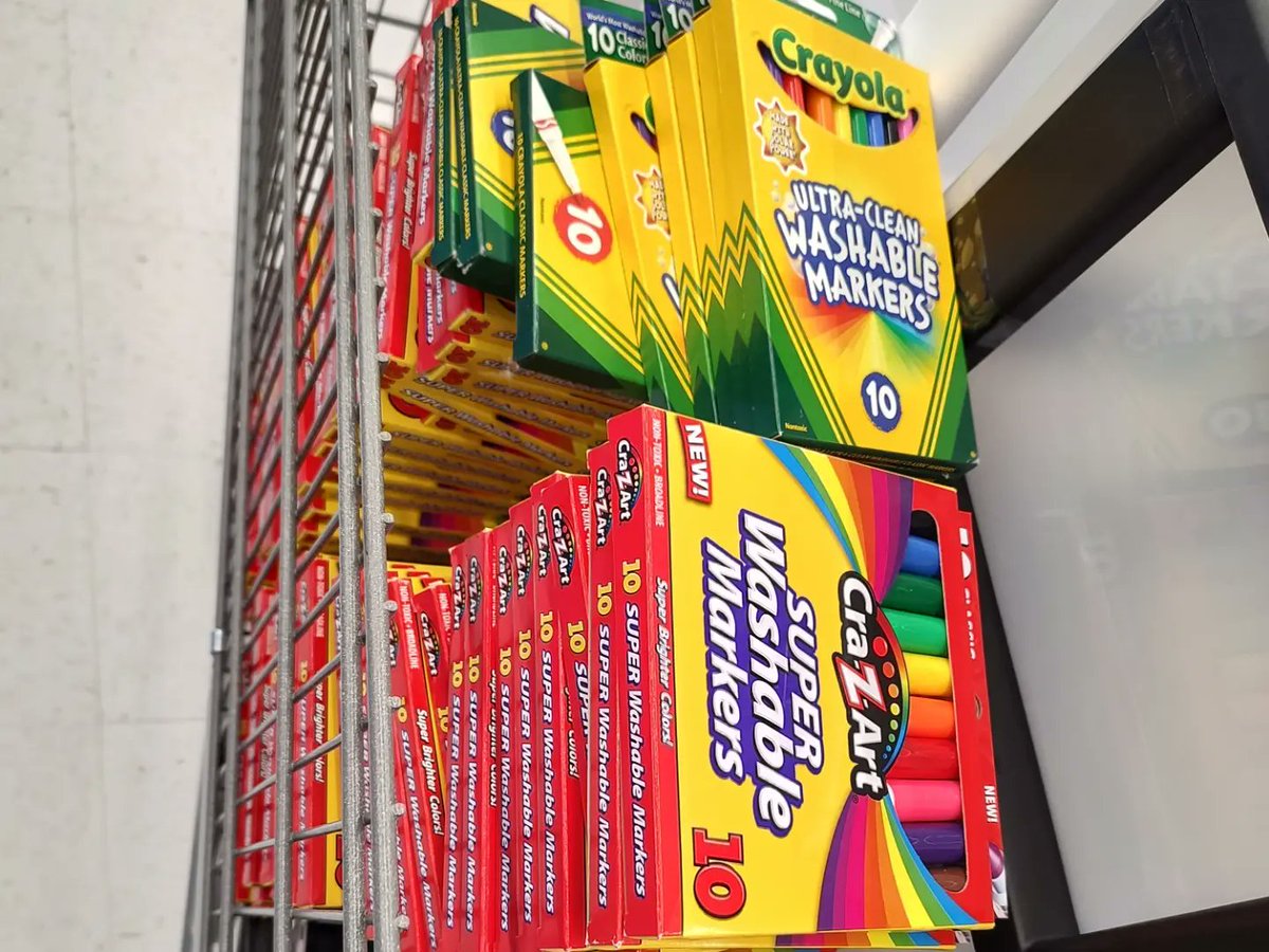 loopitupsav's tweet photo. All we can say is that when you are  packing supplies for 47 Pre-K, K and 1st grade classes worth of Literacy and Arts Integration programs and markers are on sale for $.50 a box, you go buy the markers!!! 😂 #LoopingLiteracyTogether #1175KidsWorthOfMarkersPlease https://t.co/ifpcZSNMC9