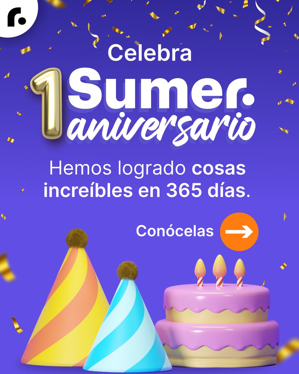 DomunLatam's tweet photo. Hace un año tuvimos nuestra primera descarga y el orgullo es inmenso 🙌🏼 cuando vemos el impacto que hemos logrado en estos 365 días.

Gracias a los #Sumerians por creer, por soñar, por alimentar cada día la ilusión de transformar la región con tecnología.

#Sumer #Birthday #1year https://t.co/xJI9EqMVGA