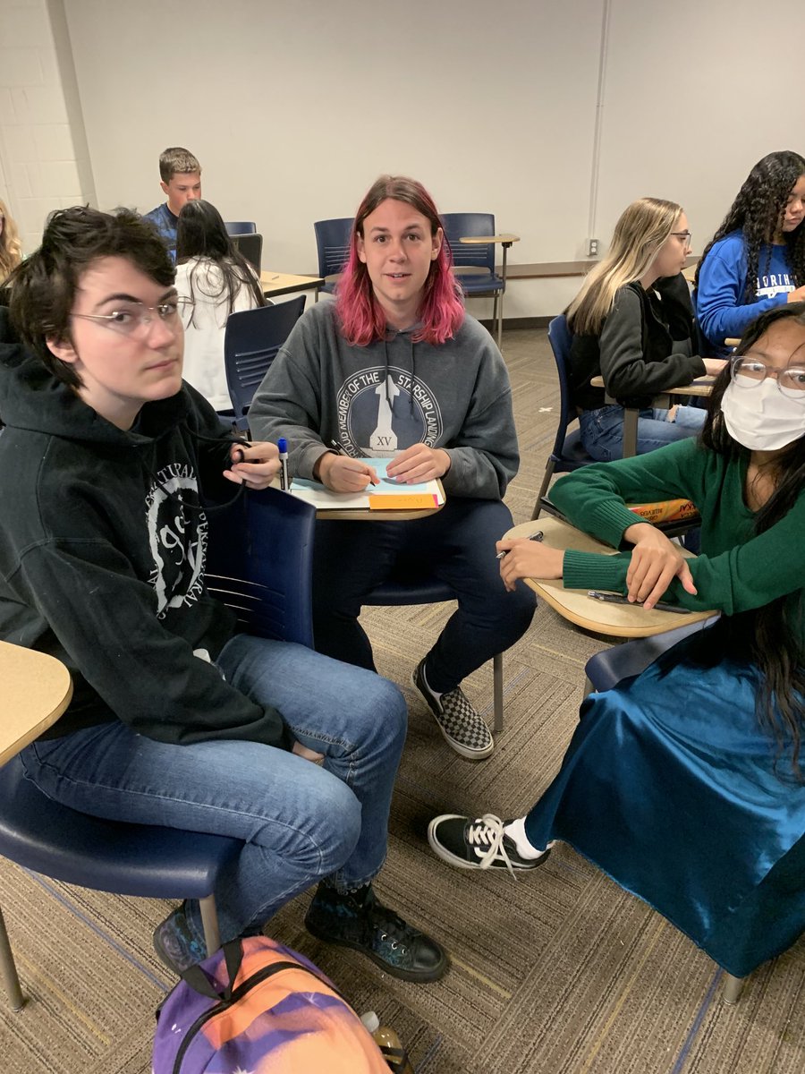 CurriculumNwlsd's tweet photo. Andy Bockhold’s classes at NWHS used agree/disagree cards last week to review literary terms, including creating examples and coming to consensus on a concise definition for each term. #AcademicTeaming https://t.co/GtogQeX2P7