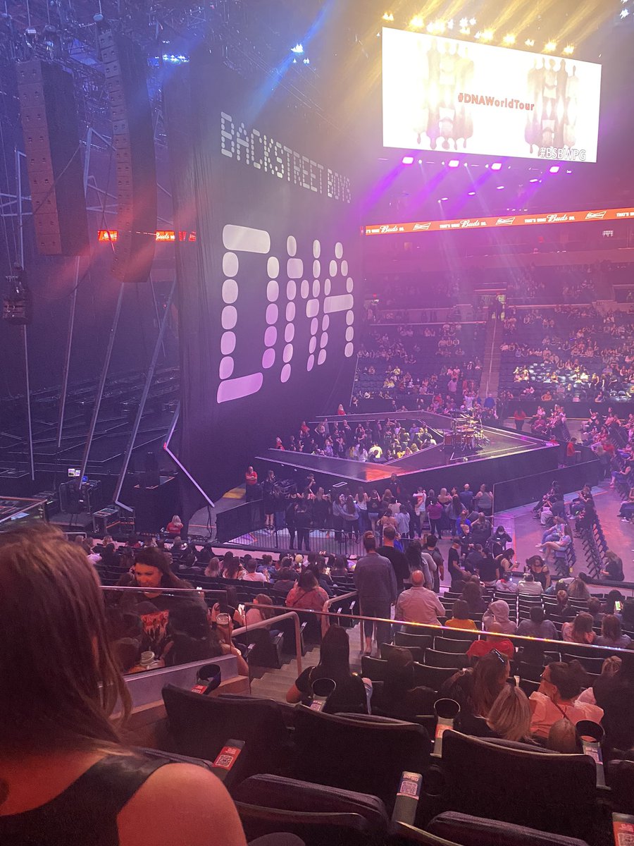 BomberKittyErin's tweet photo. Our view for @backstreetboys  #BSBWPG https://t.co/PzqTfew5Dz