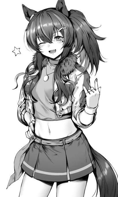 パーマーの勝負服を着たダイタクヘリオス 