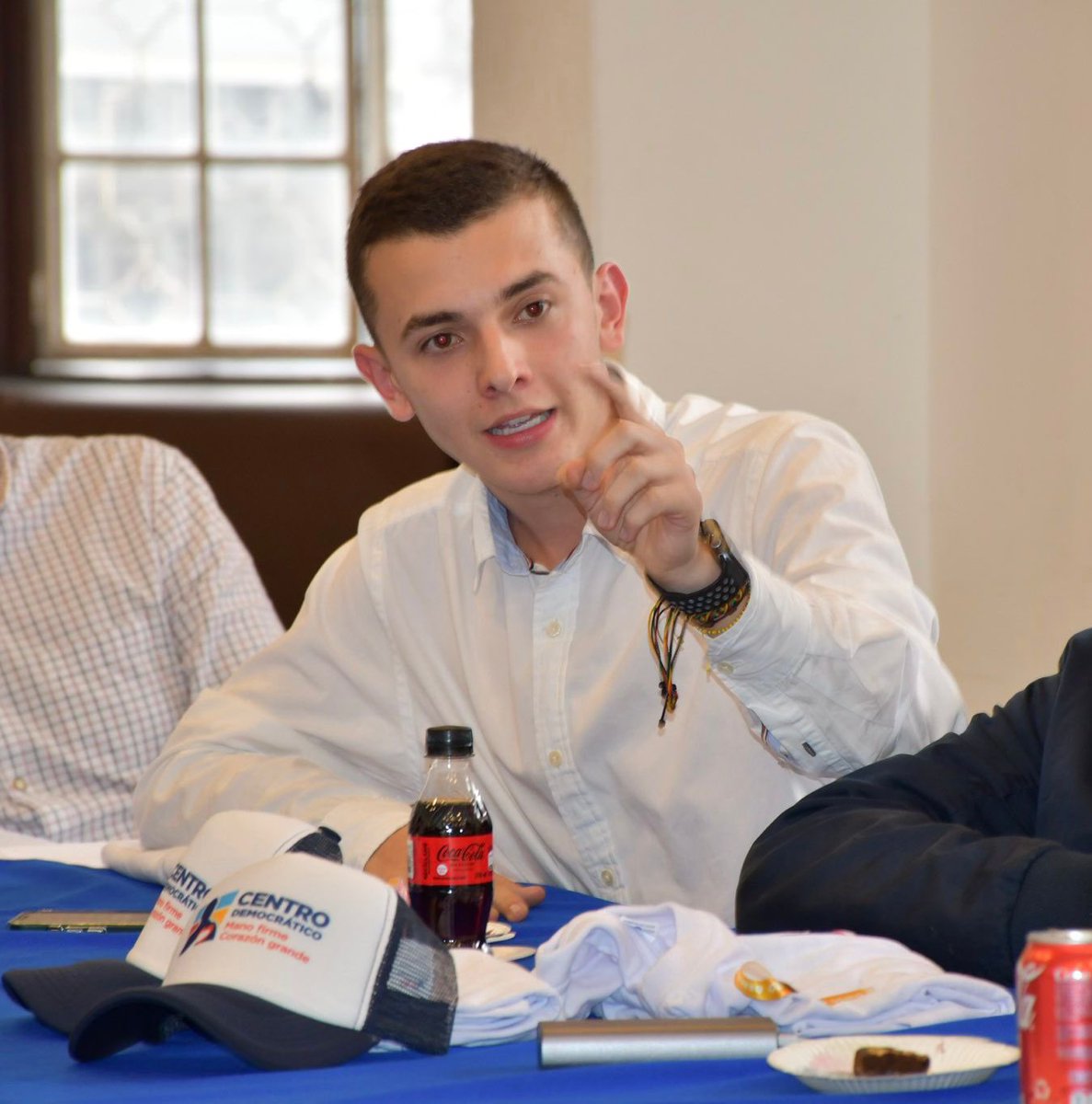 Enhorabuena el Centro Democrático tiene de vocero de Juventudes a <a href="/NicolasCGarcia2/">Nicolás Castañeda García</a>, un líder innato con una gran dedicación, rectitud y patriotismo. Adelante Nicolás !!👏🏻👏🏻👏🏻