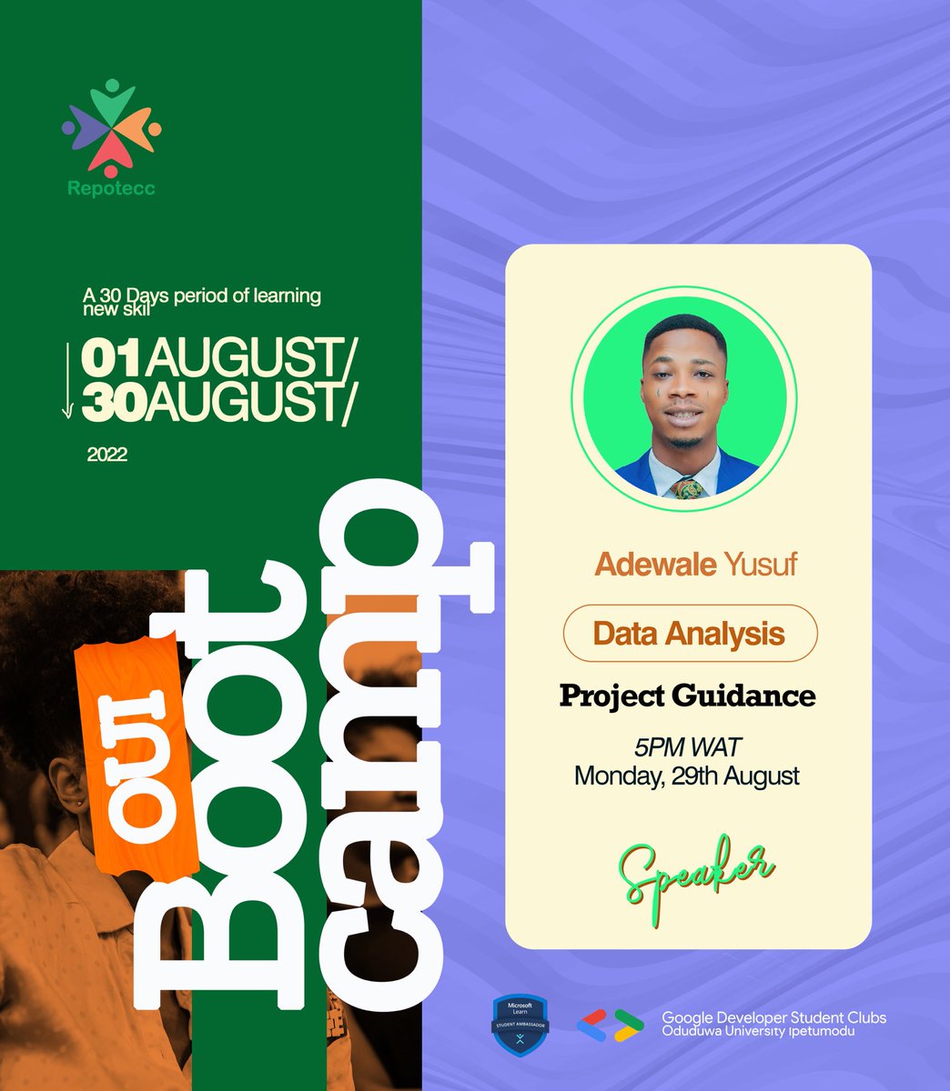 omololaalfred_'s tweet photo. @Adewaleanalyst taught the participants of the #OUIBootcamp how to approach a project as an analyst and not a designer 😉😉

Thank you!!!

@OluwatobiYusuf_ @RepoTecc https://t.co/yUtmfQH4N7
