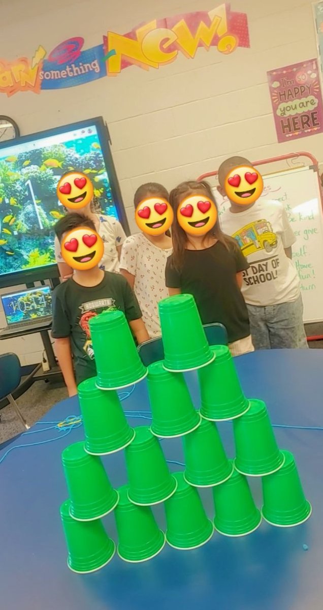 The1_MsMc's tweet photo. A very fun activity that they all enjoyed. Team work makes the dream work. Yay🥰 https://t.co/cYGn8zr6j9