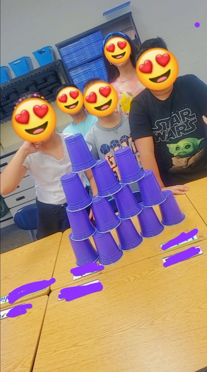 The1_MsMc's tweet photo. A very fun activity that they all enjoyed. Team work makes the dream work. Yay🥰 https://t.co/cYGn8zr6j9
