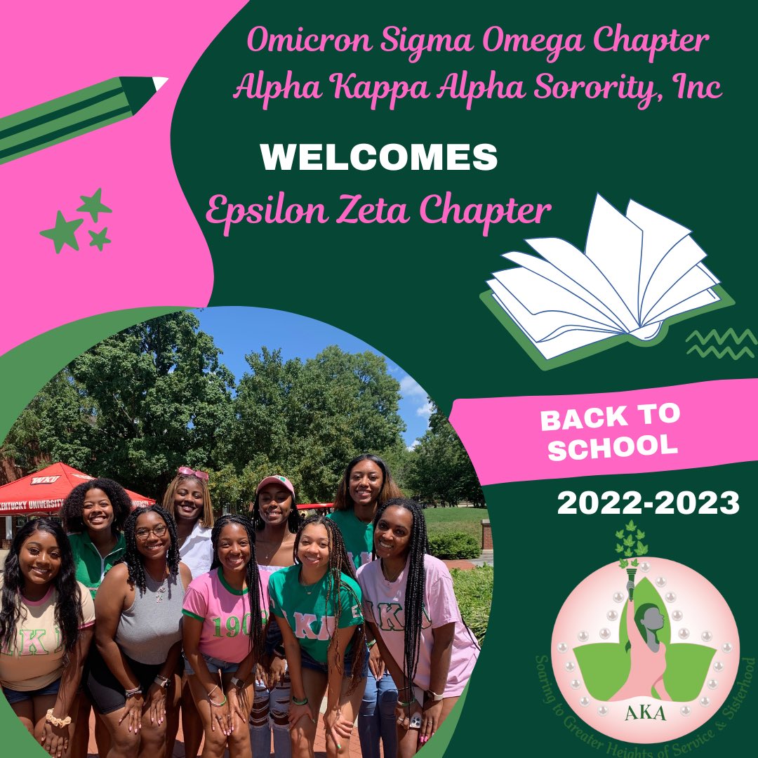 OSOAKA1908's tweet photo. We see you EZ!!💗💚
Sending a warm Welcome Back to School to each member of our beloved Sisterhood! We hope you SOAR into this school year w/determination &amp; drive.. Always continue to be Leaders on your campuses, communities &amp;!beyond! #SoaringwithAKA #AKA1908 #OSO #BackToSchool https://t.co/oVayuXy5vb