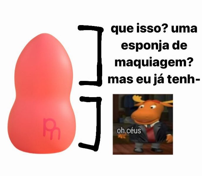 não é uma esponja de maquiagem 😳