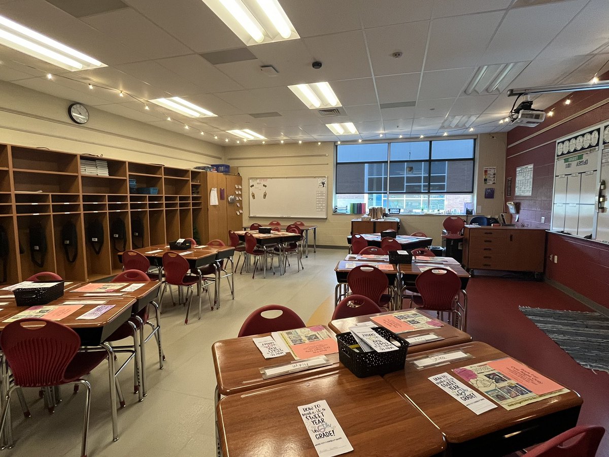 MrsKTercha's tweet photo. Today was a good day!! Glad to be back in the classroom with our 6th grade leaders! https://t.co/ROFZ3NzWSU