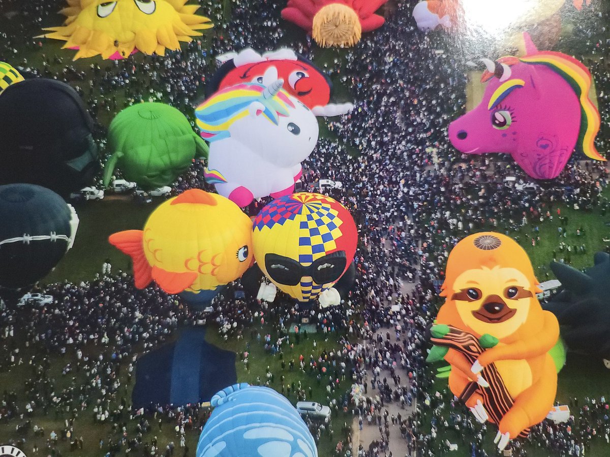 classicmindset's tweet photo. Wolfpack this balloon fest is once in a lifetime opportunity since it’s their 50th anniversary and more than 1M attendees are expected. Our #Saitama Logo will be showcased on our Balloon flying over Albuquerque, New Mexico for 9 Days!

@mannythehitman @kleingabriel @Saitamaguru1 https://t.co/SSmzYCLnw4