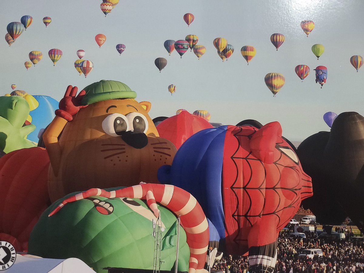 classicmindset's tweet photo. Wolfpack this balloon fest is once in a lifetime opportunity since it’s their 50th anniversary and more than 1M attendees are expected. Our #Saitama Logo will be showcased on our Balloon flying over Albuquerque, New Mexico for 9 Days!

@mannythehitman @kleingabriel @Saitamaguru1 https://t.co/SSmzYCLnw4