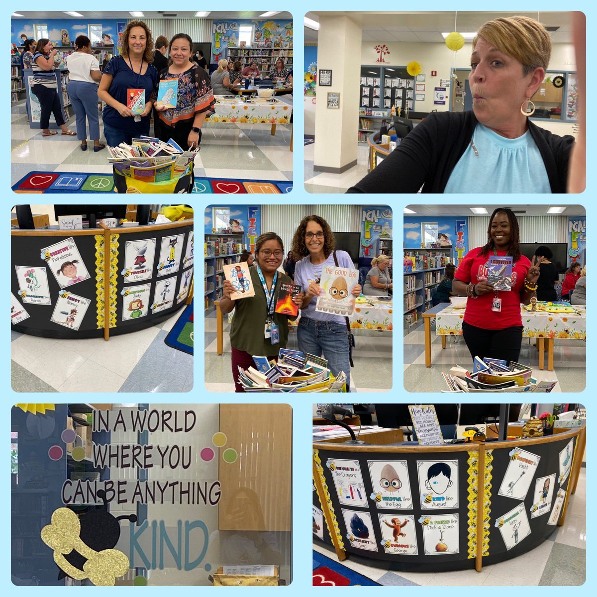 GoodmanBesece's tweet photo. 🐝 A Reader Media Open House for staff is in the books! There will be a lot of lasts for me this year. @Bryan_Bulldogs @hubofschool @TransformHCPS @HCPSArea6 #fellowship #PublixBakery #lastOpenHouse #Retirementcountdown #StillLoveWhatIDo https://t.co/2OSWtjoO2u