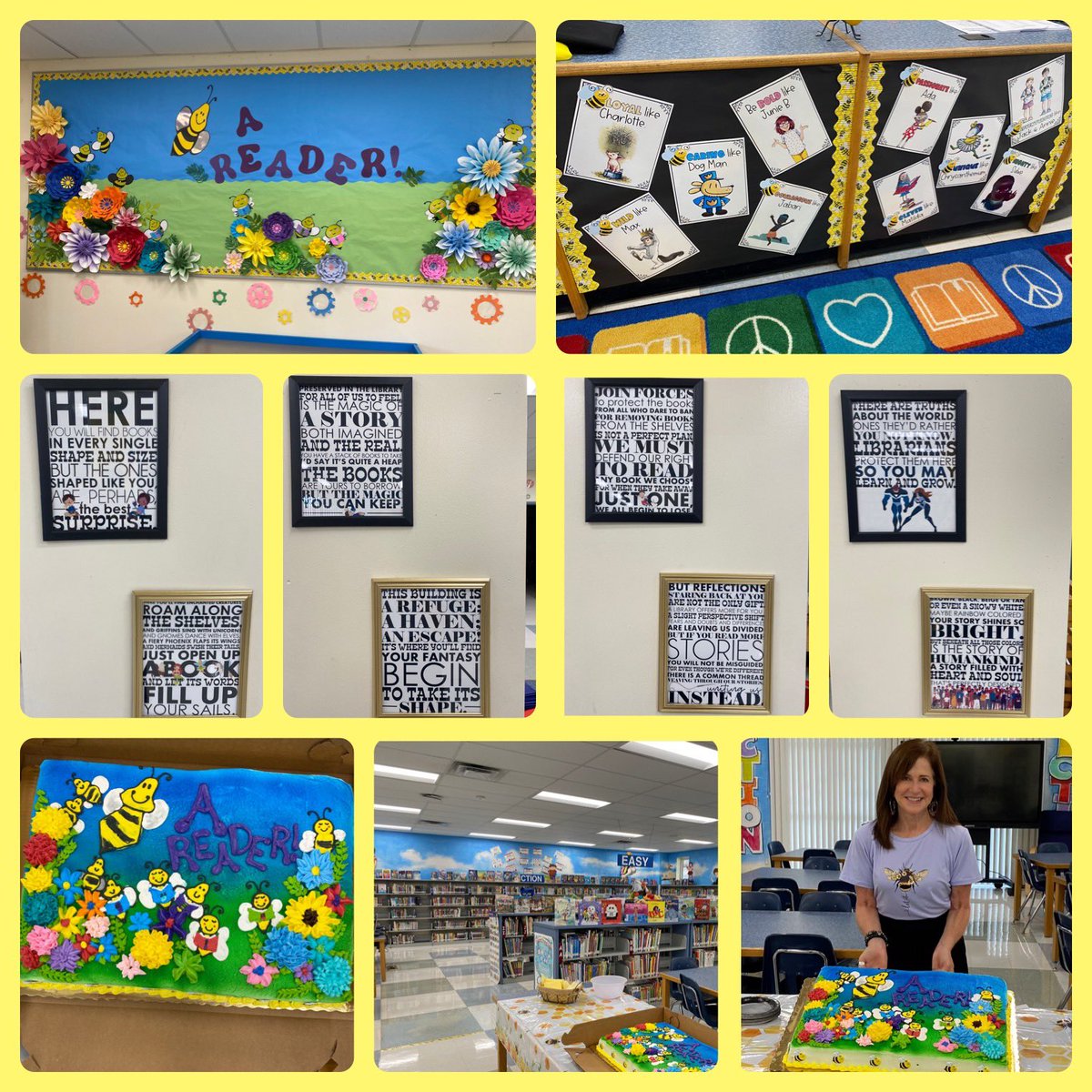 GoodmanBesece's tweet photo. 🐝 A Reader Media Open House for staff is in the books! There will be a lot of lasts for me this year. @Bryan_Bulldogs @hubofschool @TransformHCPS @HCPSArea6 #fellowship #PublixBakery #lastOpenHouse #Retirementcountdown #StillLoveWhatIDo https://t.co/2OSWtjoO2u