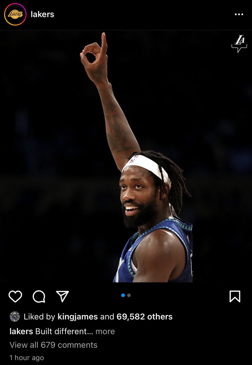 Bronupdates's tweet photo. LeBron liked the Lakers latest IG post of Patrick Beverley https://t.co/HTniWGKh9f