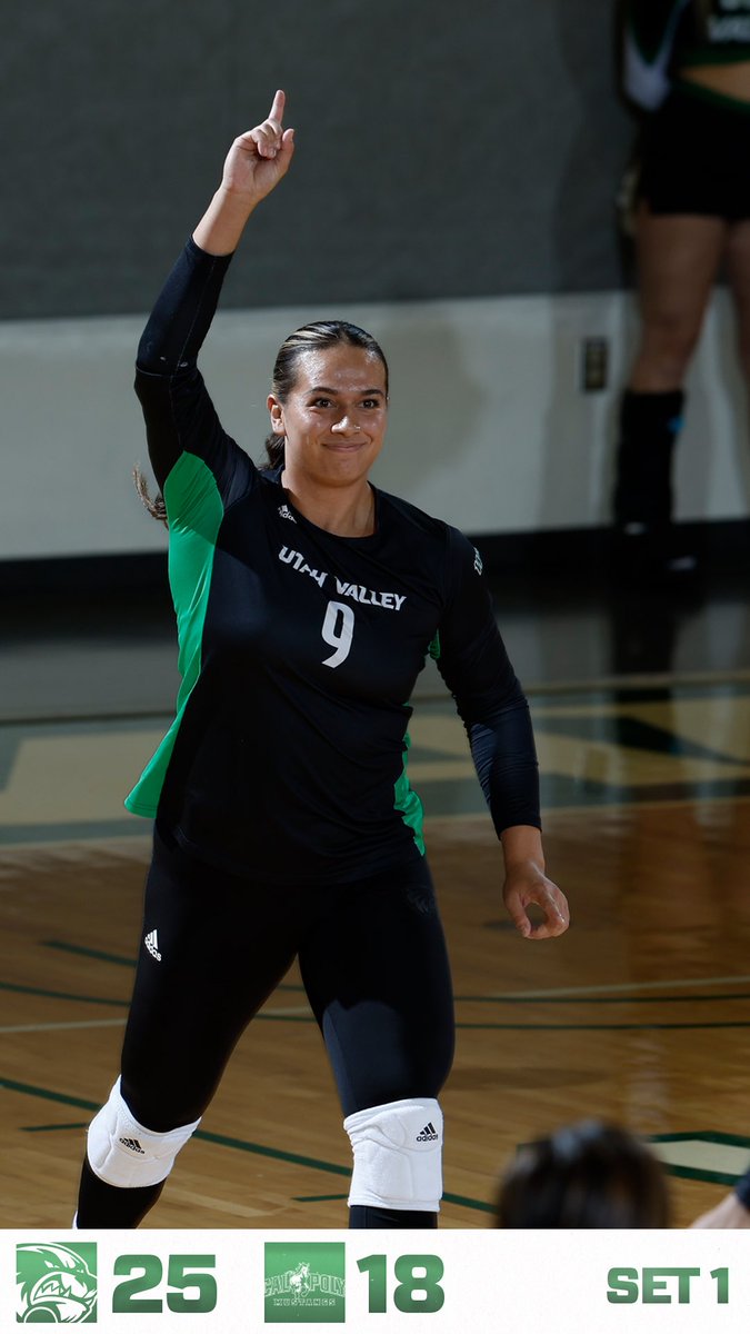 UVUwvb's tweet photo. Set One! 

#GoUVU #Volleyball #SetOne #GameDay #NCAA https://t.co/QPD8bhcT2N
