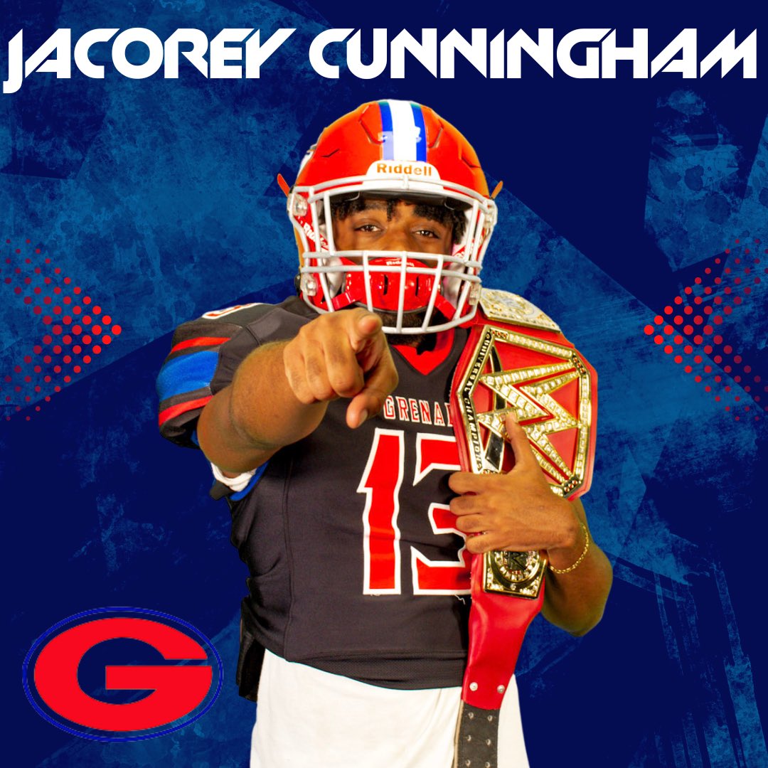 GrenadaChargers's tweet photo. Today, we want to give a senior shout-out to one of our head managers, Jacorey Cunningham 🎥 #grenadachargers https://t.co/Kw5apjsArZ
