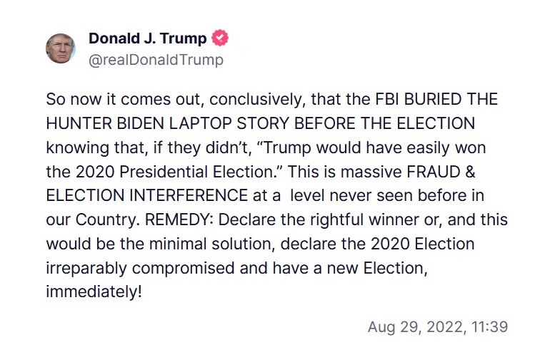 MrRitzer's tweet photo. Donald Trump demands reinstatement as rightful president or a new Election, immediately
https://t.co/NFRCd4i14a
https://t.co/w9G3NHosmV https://t.co/uFCBEwEuiP