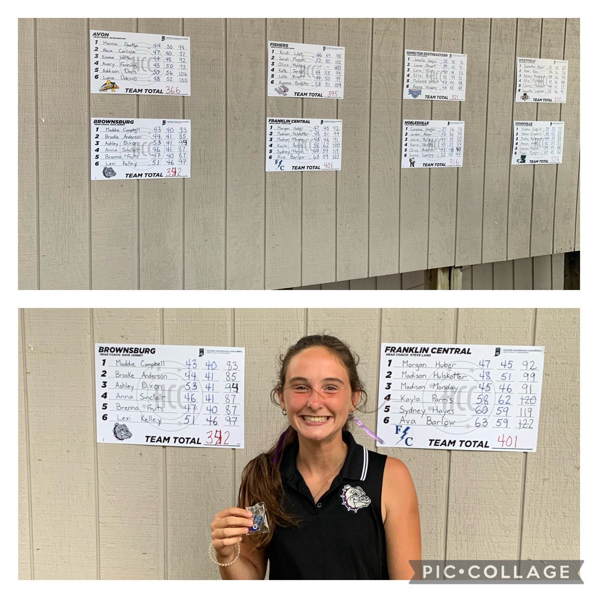 Brownsburg HS Girls Golf (@bburggirlsgolf) on Twitter photo Our dogs finished 5th out of 8 in our HCC conference. Super strong field. Great tournament to be a part of out at Bear Slide! Shoutout to Maddie Campbell making all-conference with an 83 <a href="/bhsdogs/">Brownsburg Athletics</a> Our dogs finished 5th out of 8 in our HCC conference. Super strong field. Great tournament to be a part of out at Bear Slide! Shoutout to Maddie Campbell making all-conference with an 83 <a href="/bhsdogs/">Brownsburg Athletics</a>