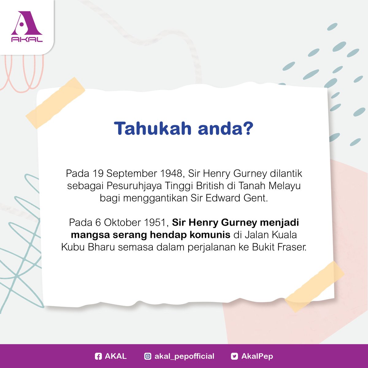 AkalPep's tweet photo. Meskipun Undang-Undang Darurat telah dikuatkuasakan di seluruh Tanah Melayu, komunis tetap meneruskan aktiviti menggugat keamanan dan kestabilan negara. 😤

#AkalPEP #pendidikan #education #spm #pnmbeducation #SPM2022 #CalonSPM #sejarah #merdeka2022 #studytwt https://t.co/DfG4CQCGAn