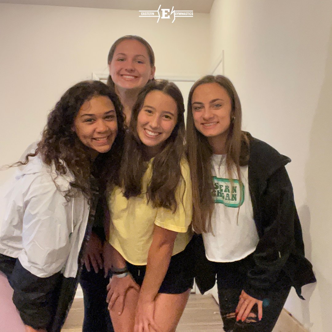 EMUGym's tweet photo. 𝘽𝘼𝘾𝙆 𝘼𝙏 𝙄𝙏

Another successful first day of school in the books for our student-athletes! 

#EMUEagles | #NoMattErWhat https://t.co/JU1O6Iwd61