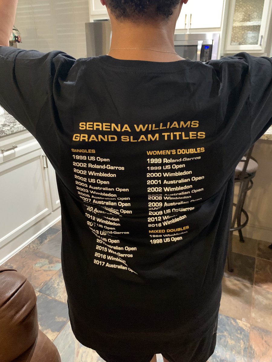 All set!! #TwirlForSerena #GOAT𓃵