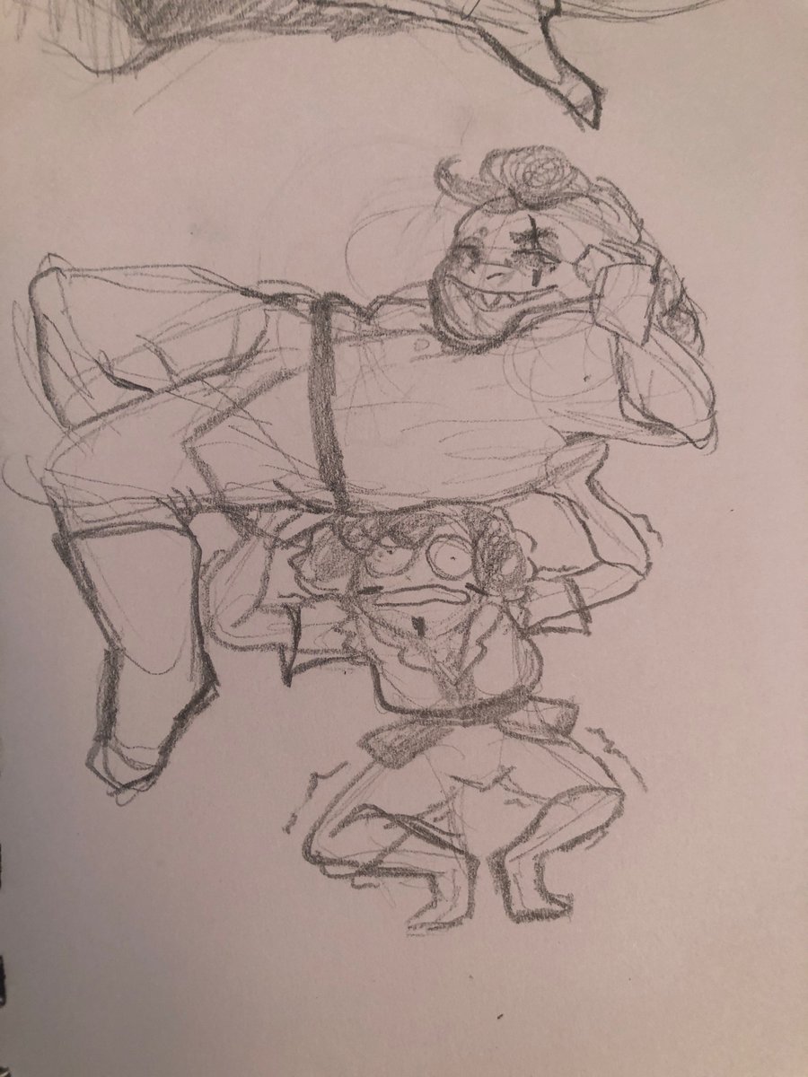 legsters's tweet photo. I forgot Beatrix’s eyelashes but I should be asleep by now. Anyway, he’s trying #amphibia #beatonio https://t.co/rmb8J5rc0V