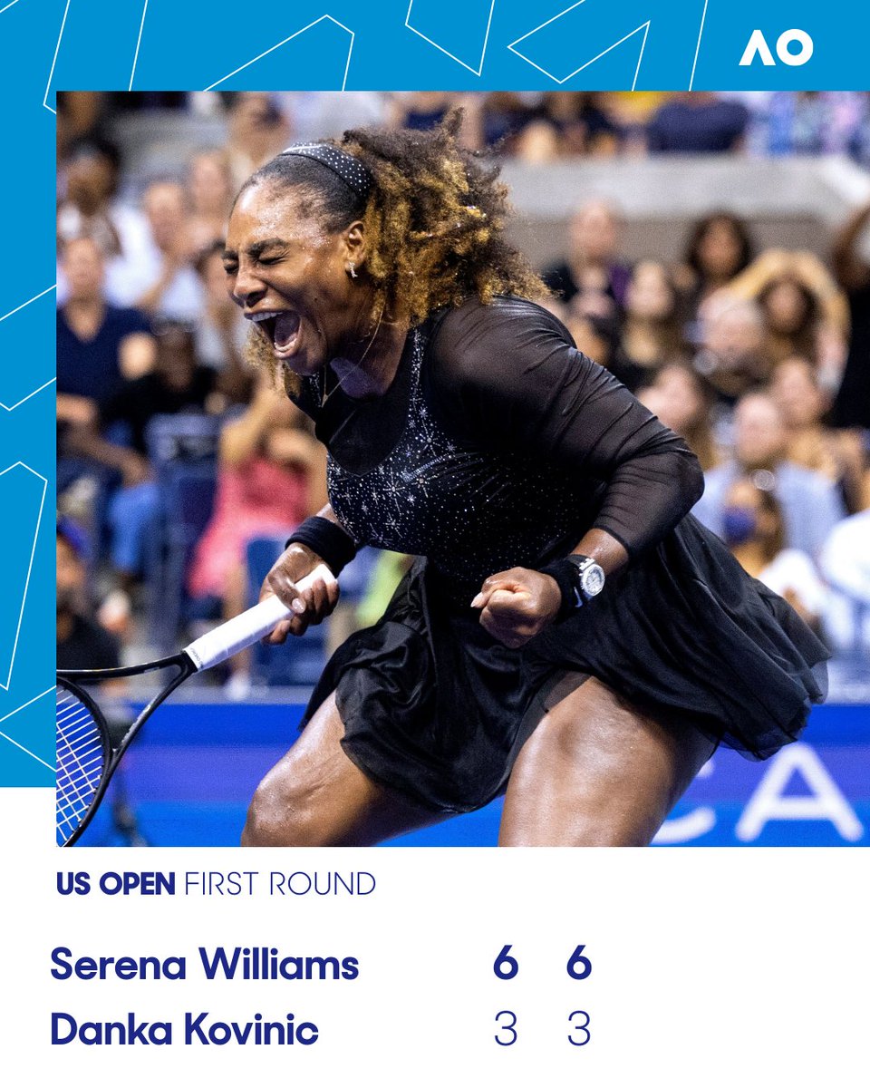 AustralianOpen's tweet photo. STILL GOING STRONG

@serenawilliams 💪 #USOpen https://t.co/CtWn933bWc