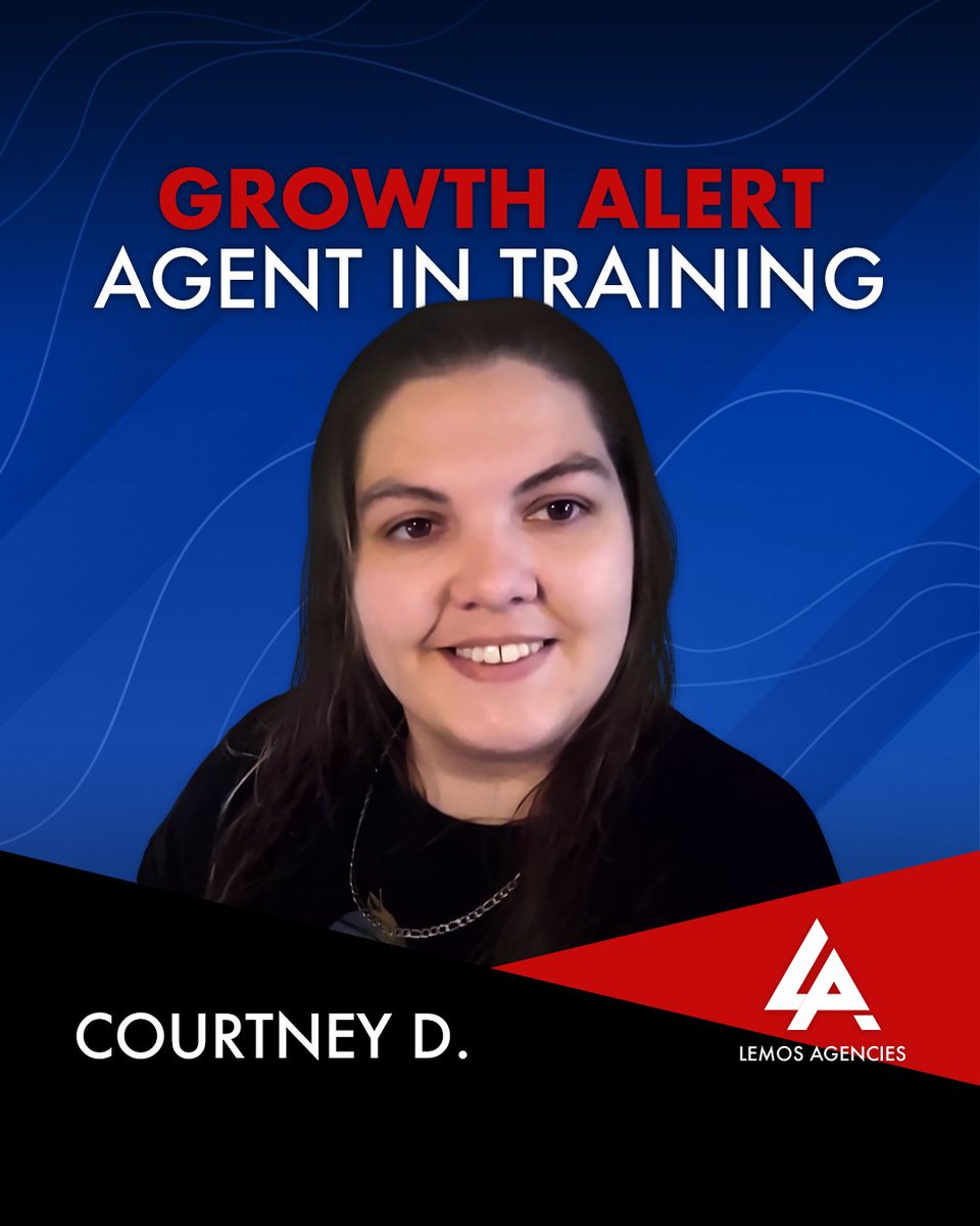 lemosagencies's tweet photo. What a way to celebrate your birthday than joining our team!

We are glad to announce that we have a new agent in training. 

Welcome to the Lemos Agencies family, Courtney!

#LemosAgencies #NewTrainees #Growth #CareerGoals #Opportunity #LevelUp
#FinancialFreedom #Careers https://t.co/DjoZOKMCuw