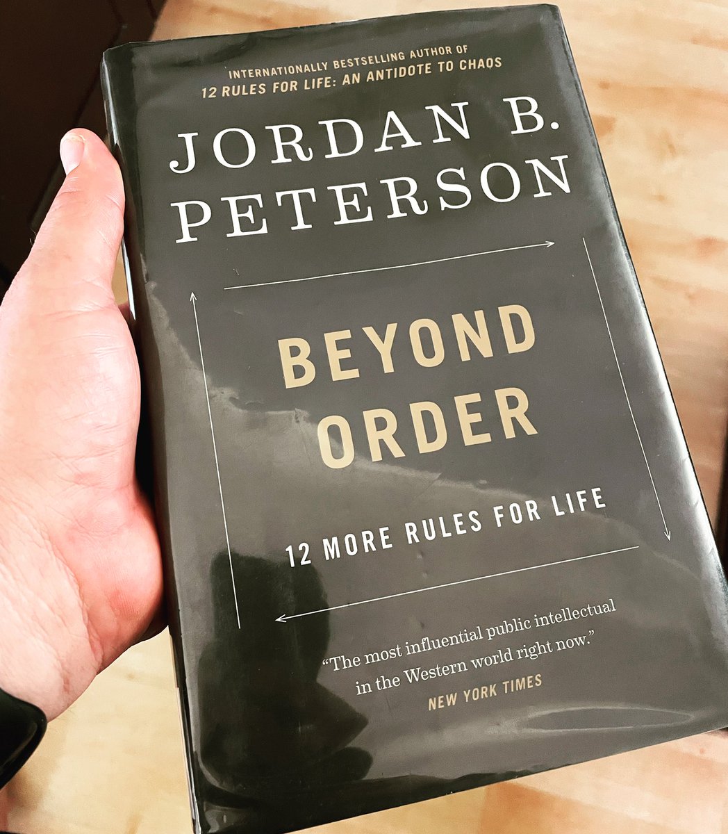 clharr2's tweet image. #BeyondOrder by Jordan B. Peterson ~ Book number 10 for the year