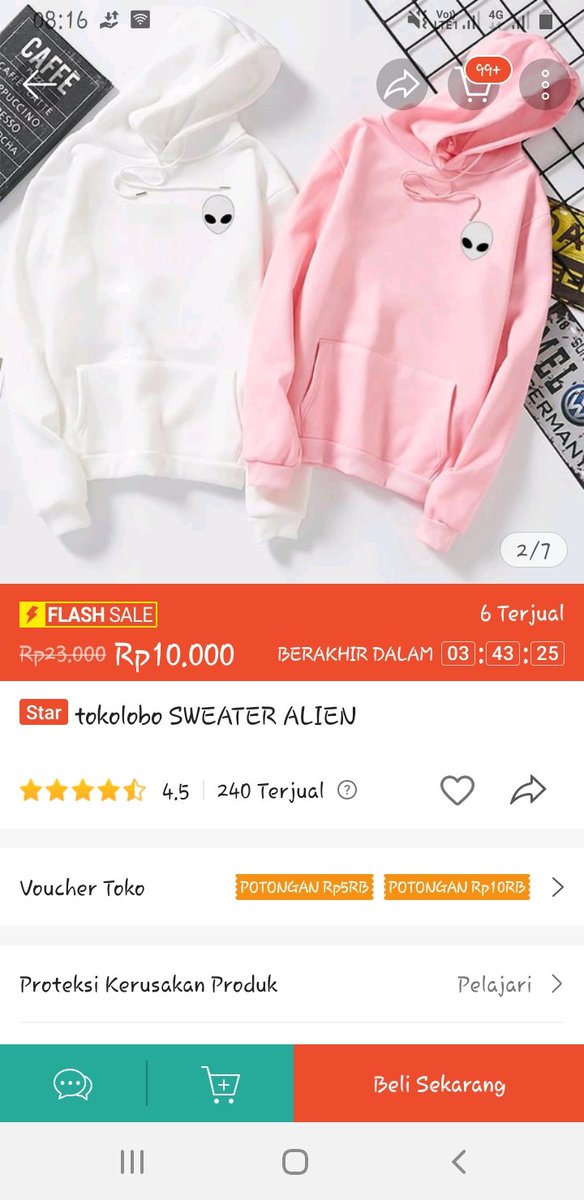EvaaErge__'s tweet photo. Flashsale
Sweater cuma 10k
Buruan sebelum harganya normal lagi.

-A Thread-

Cek di sini ⤵️
https://t.co/mM9JkEek3q https://t.co/Ufedi6sYAj