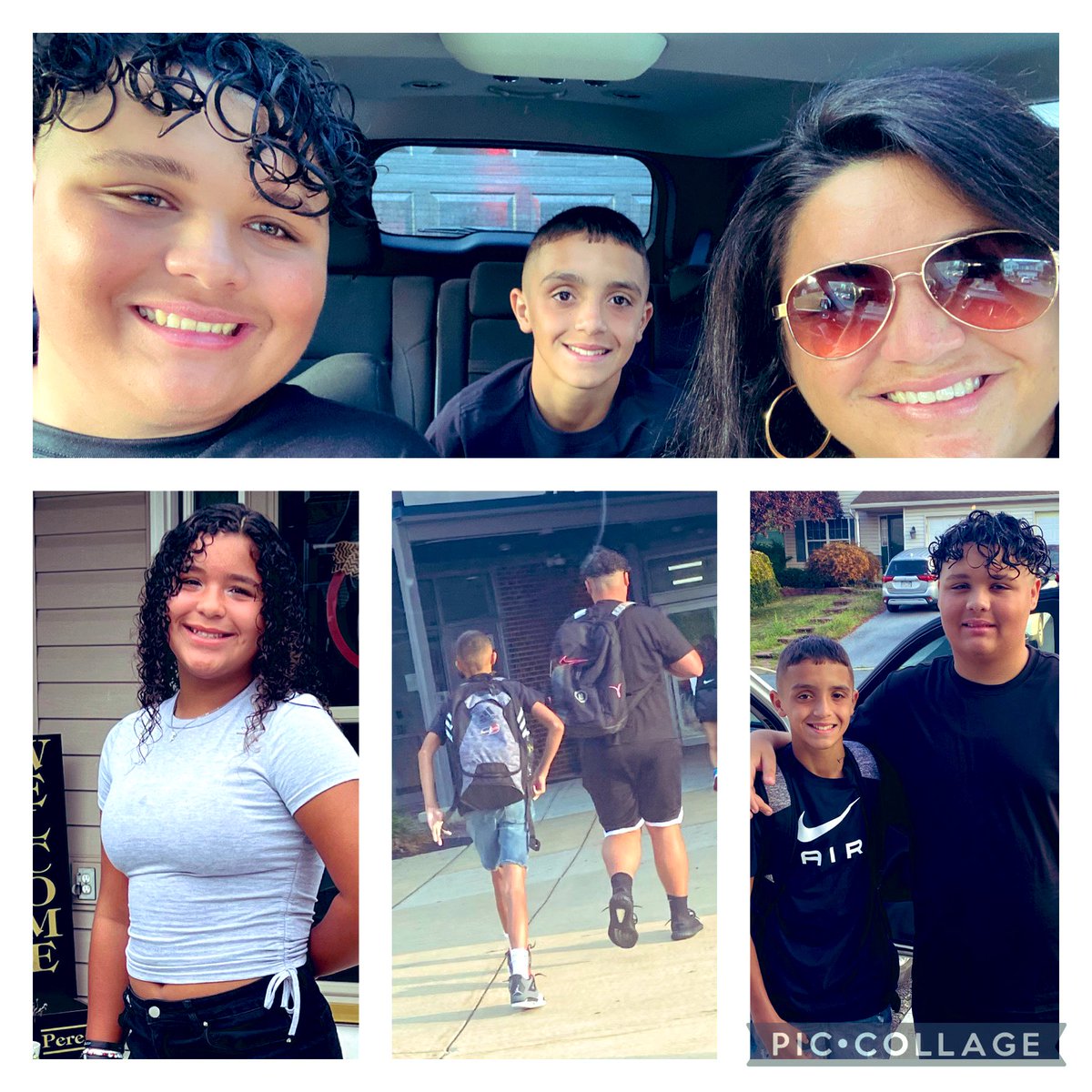 KristinMPerez's tweet photo. 1st day back!! 📚 9th, 7th &amp; 6th grade. #jrhighschool #CECole #bestyearyet #yougotthis @CoachRickPerez https://t.co/VwhdzFzSYJ