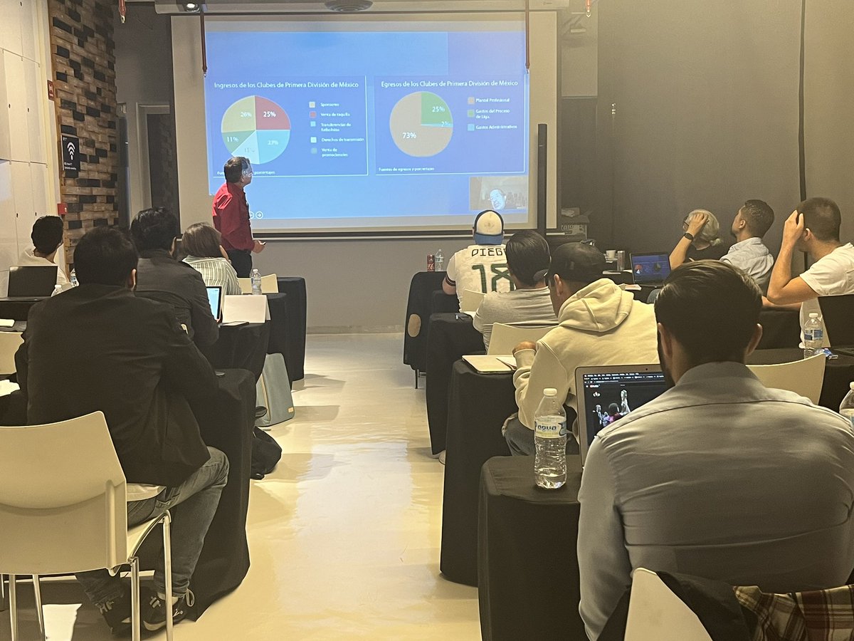 Cruyff_Inst_MX's tweet photo. El día de hoy en #MINAF iniciamos con el módulo Comercialización en el Fútbol, impartido por Salvador Salazar
#EducatingLeaders https://t.co/Qw0OStjm4y