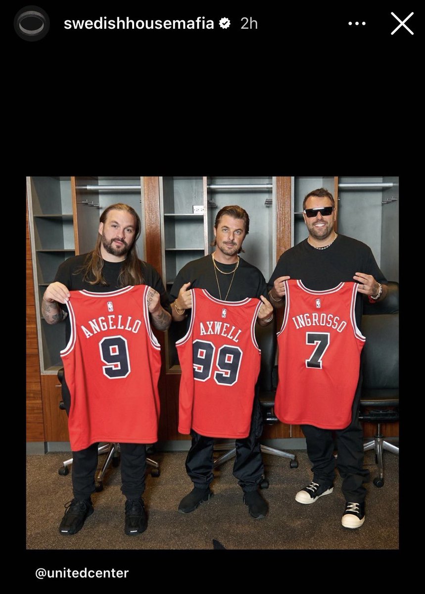 gregorykus's tweet photo. @marcuscouch Swedish House Mafia posted this after their United center show: https://t.co/M6yguXndVz