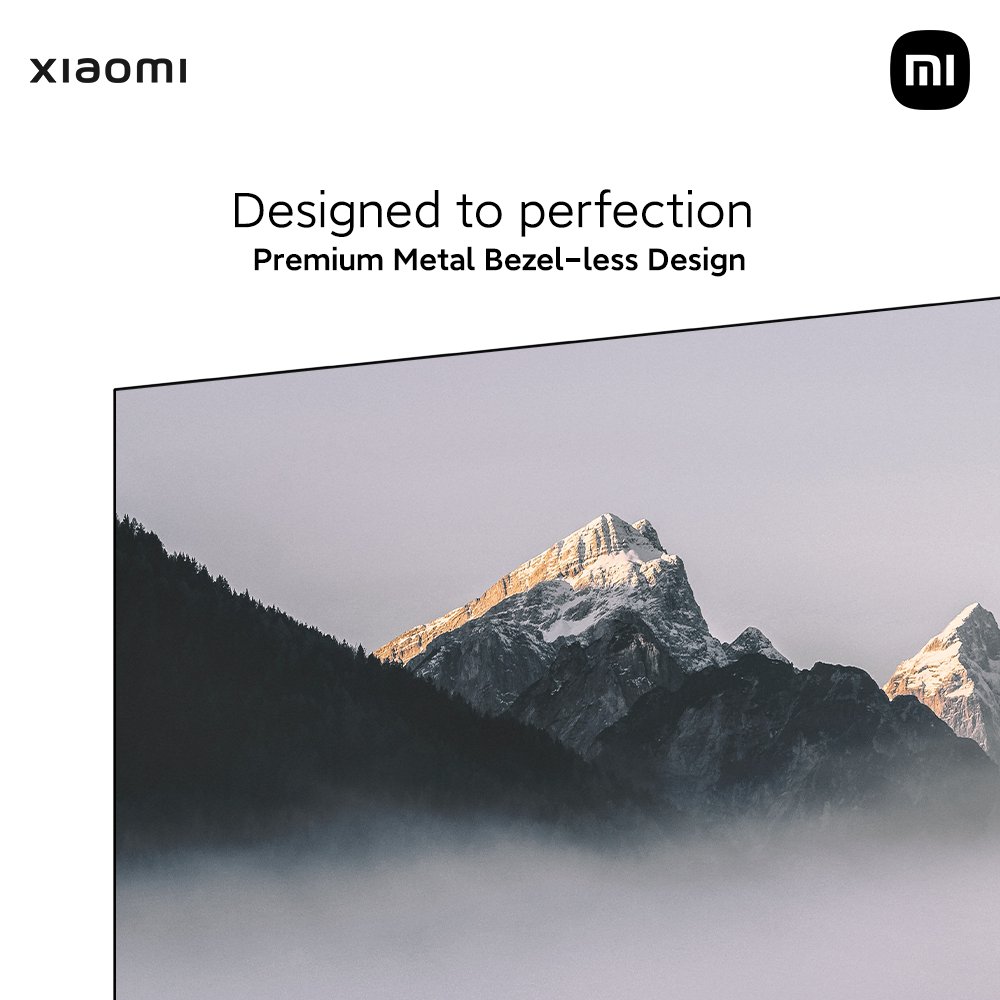 XiaomiIndia's tweet photo. Witness design in its true form with the #XiaomiSmartTVXSeries 4K Premium Metal Bezel-less design. 
That's not all. 
This sleek beauty comes in 3 variants: 43” 50”, and 55”!

Enter #YourNewView: https://t.co/tqfwcwmgZp and, at @Flipkart https://t.co/HQyrmAIL76