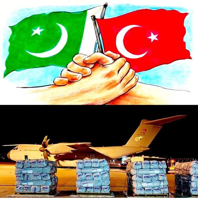 #Pakistan Kardeş ülkeye yardımlar devem ediyor.