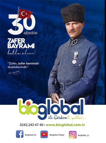 ahmetozgur_ates's tweet photo. Büyük Zafer’imizin, 100. Yıl dönümünü hep birlikte kutlamanın mutluluğunu ve gururunu yaşıyoruz.1 asır boyunca özgürce yaşamamıza sebep olan, başta Mustafa Kemal Atatürk olmak üzere, tüm şehitlerimizin ruhları şâd olsun. Zafer Bayramımız kutlu ve mutlu olsun. https://t.co/BG9XmAbRtC