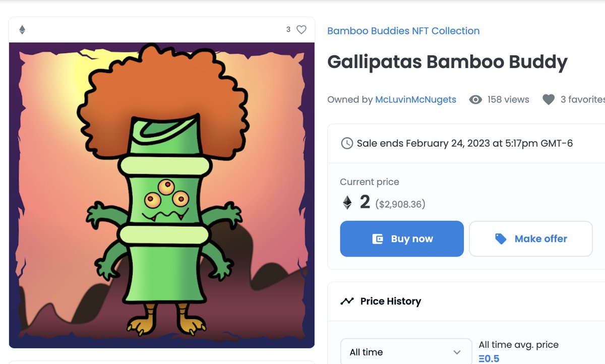 ❤️,RT &amp; TAG 3 for chance at $25 in ETH

2 PANDAS from IMG⬇️ = 1 FREE 3D NFT Conversion

2 RP's from IMG⬇️ = 1 FREE 3D NFT Conversion

LEGENDARY Gallipatas BambooBuddy = 3D NFT Conversion AND FREE VACATION🏝

ALL DEALS above will ALSO get a PANDA NFT from my personal collection 😊