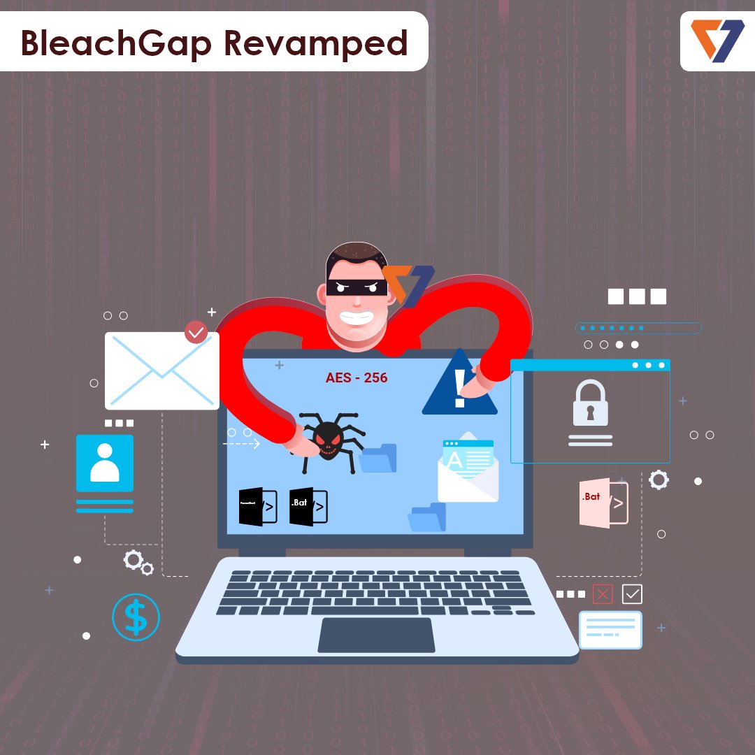 k7computing's tweet photo. The blog gets into the nuances of revamped #BleachGap #ransomware #KillChain to unfold how it employs a single #executable file to steer clear of traditional #malware detection methods. Read more at https://t.co/f2Y3jeuAkE
#K7Security #cybersecurity #blog #security #threats https://t.co/0iRqGAtfVM
