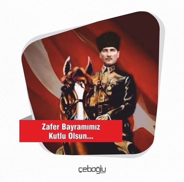 cebogluinsaat's tweet photo. #ZaferBayramı https://t.co/HIRrI2pumj