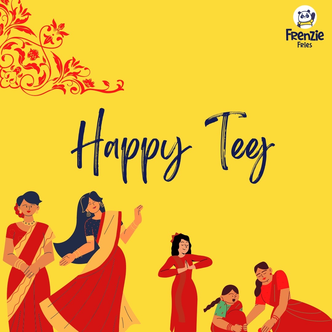 FrenzieFries's tweet photo. Wishing a very happy Teej to all the beautiful ladies out there. π₯°
May you get a guy who feeds you your favourite flavored Fries ππ
#teej #celebration #frenziefries #flavoredfries https://t.co/YTLN5YynuQ