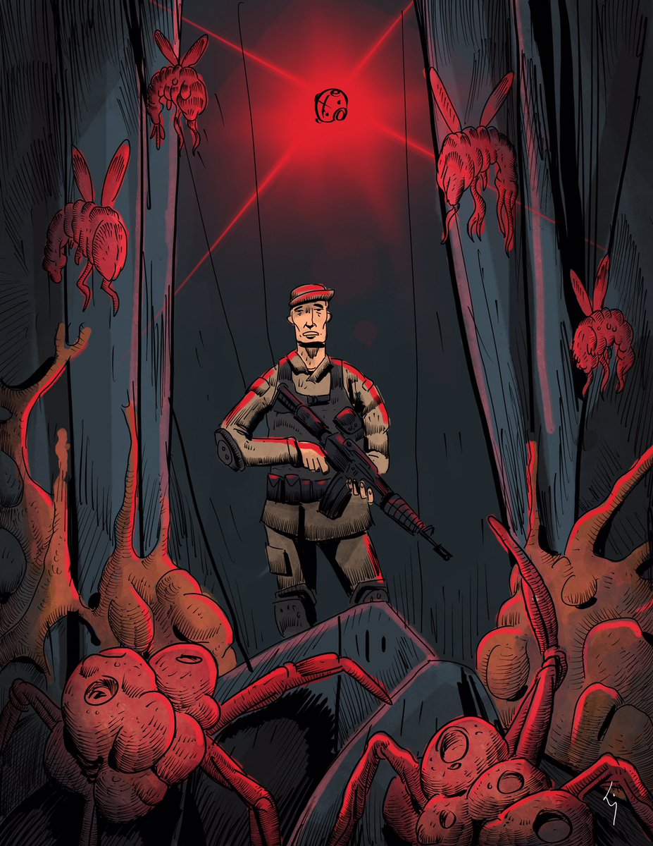 nerdwala's tweet photo. Last nights warmup drawing was a bit of fan-art for @HiddenDeepGame 

#HiddenDeep is an excellent survival/ exploration game that’s currently in Early Access, but already has a decent amount to play through. Plus it gets better with every update. 

#videogames #indiegames #art https://t.co/719NhJfkLp