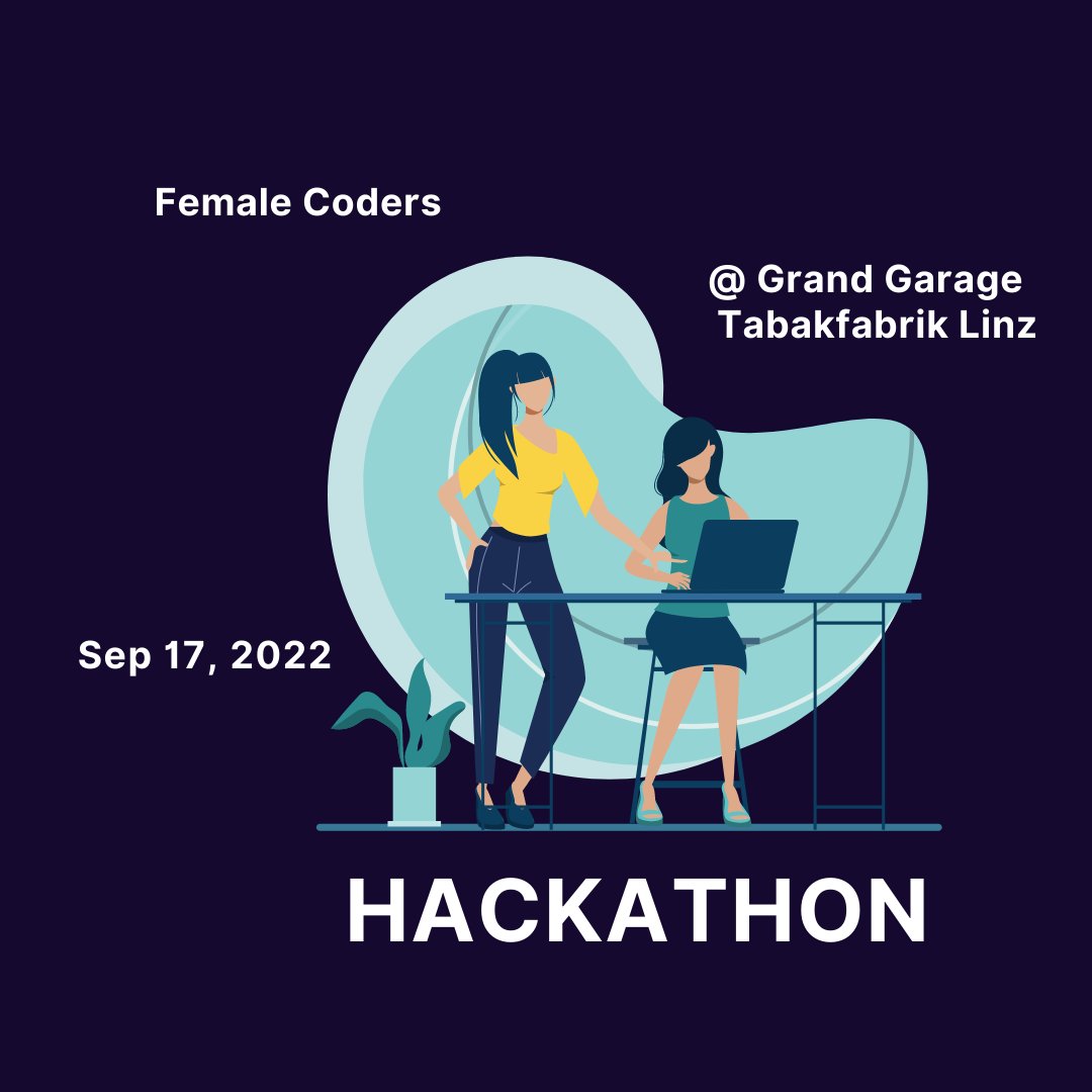 We are looking forward to our very first hackathon! It will take place on September 17th in the GRAND GARAGE at the Tabakfabrik Linz. 

Please register at forms.gle/bEU3Typ8bvxCBh…