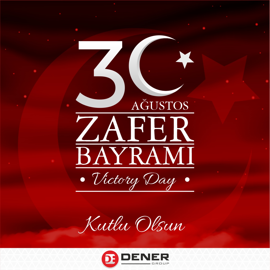 denermachinery's tweet photo. "Zafer, 'Zafer benimdir' diyebilenindir. Başarı ise, 'Başaracağım' diye başlayarak sonunda 'Başardım' diyebilenindir."

30 Ağustos Zafer Bayramı’mız Kutlu Olsun!

#dener #30ağustos #zaferbayramı #30ağustoszaferbayramı https://t.co/k1RhdDthHY