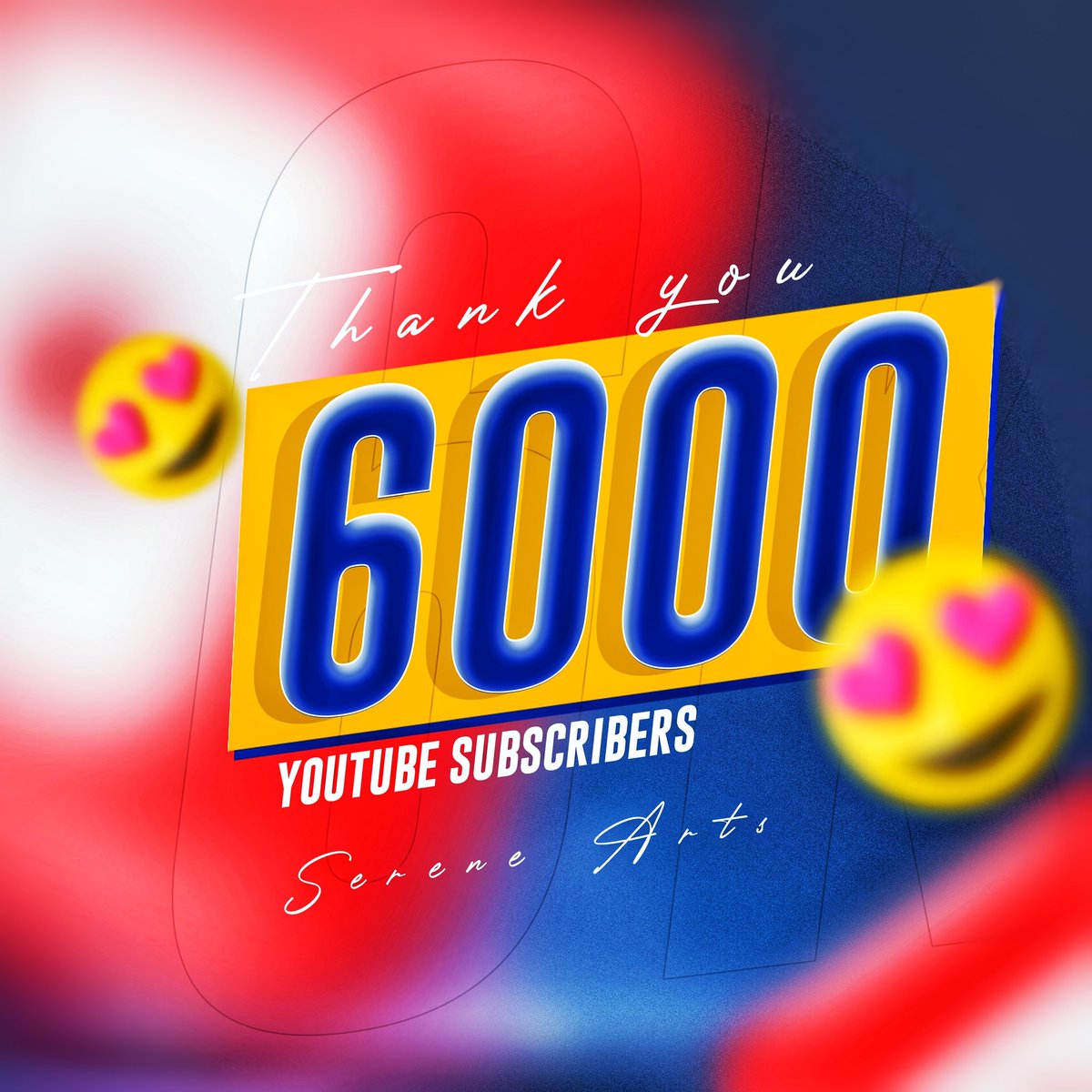 serenemm_'s tweet photo. Thank you ❣️ everyone 
This is dedicated to y'all
Click the link in my bio and learn graphic designing for free.

.
.
#GraphicDesigner #serenearts #youtube #youtubemilestone https://t.co/jvWQKWcNJX