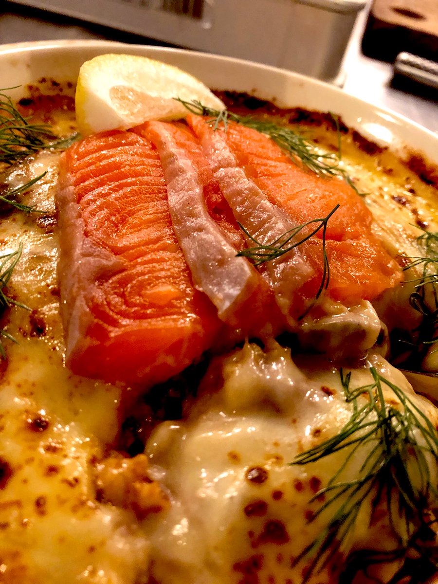 本日のまかない【サーモンクリームドリア】